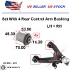 2MPLASTIC Rear Control Arm Bushing For Mitsubishi Montero 2001-2006 Set