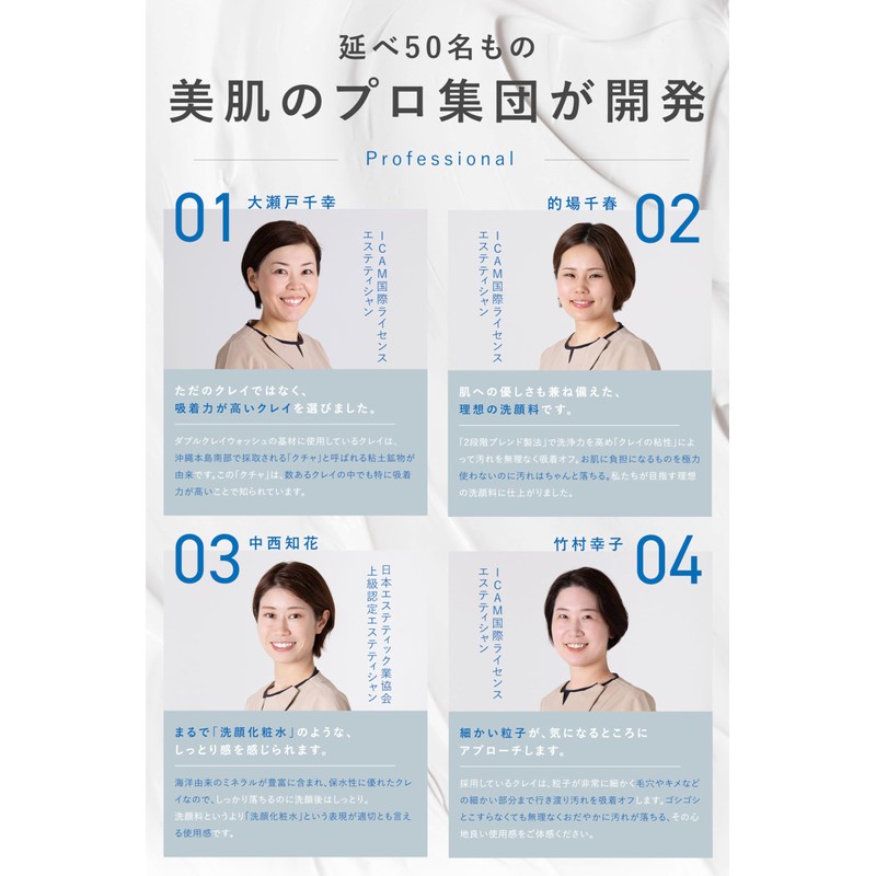 L'hôlat(ローラ)ダブルクレイウォッシュ 洗顔料 (1本)