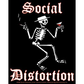 Licenses Products Social Distortion Skeleton Sticker