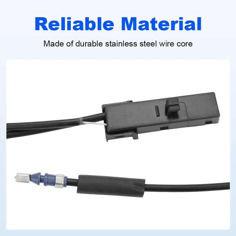 WMPHE Hood Release Cable Replacement for 65620-JK61A 65620JK61A Compatible with