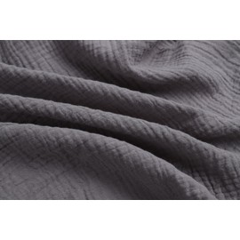 Muslin Bassinet Sheets 33" x 19" Compatible with Mika Micky, KoolaBaby (3 in 1), BabyBond, HARPPA and RICUTON Bedside Bassinet, 2 Pack for Baby Boy and Girl, White and Grey