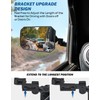 JOYTUTUS Mirrors Doors Off Doors On Compatible with Wrangler TJ