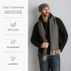 Fishers Finery Men's 100% Pure Cashmere Scarf; Super Soft and