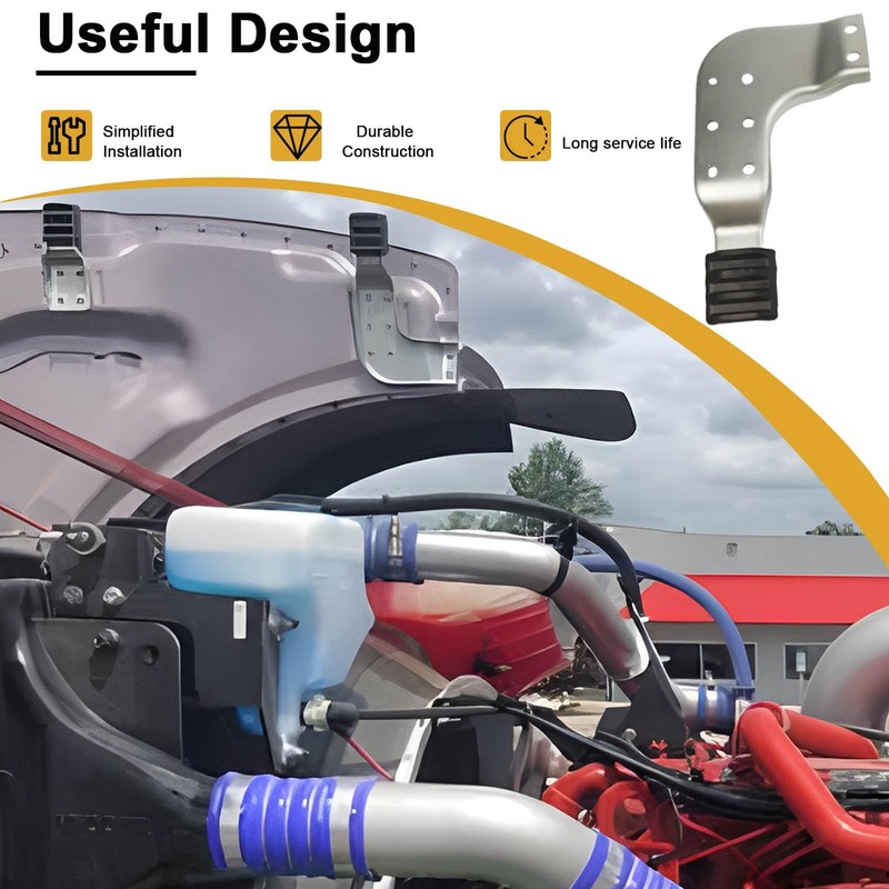 LLYZFED Right Side Hood Bracket Fit for Peterbilt 389 131