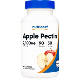 Nutricost Apple Pectin Capsules 2,100mg Per Serving, 90 Capsules - Gluten-Free, 30 Servings