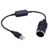 USB Cigarette Lighter Adapter - iGreely USB A Male to