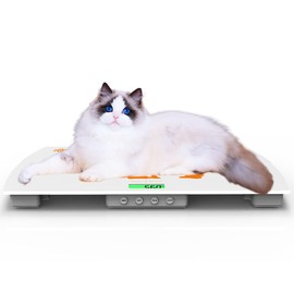 Pet Scale, Extra Thick Tempered Glass Material, Veterinary Scale, Vet Scale, 330lb Capacity 1.6oz High Accuracy, for Dog Cat Pet Animal Livestock