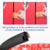 mingo-tech For BWM SUV 16.5FT Car Door Soundproofing Seal Rubber