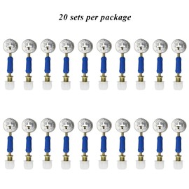 3-in-1 Cam Locks for Furniture Cam Lock Fasteners, Furniture Connecting Kit Furniture Connecting Hardware Connectors Including Pre-Inserted Nuts Cam Bolts & Cam Locks 15 x 11.5 mm, 20 Sets, LXLVOUEG