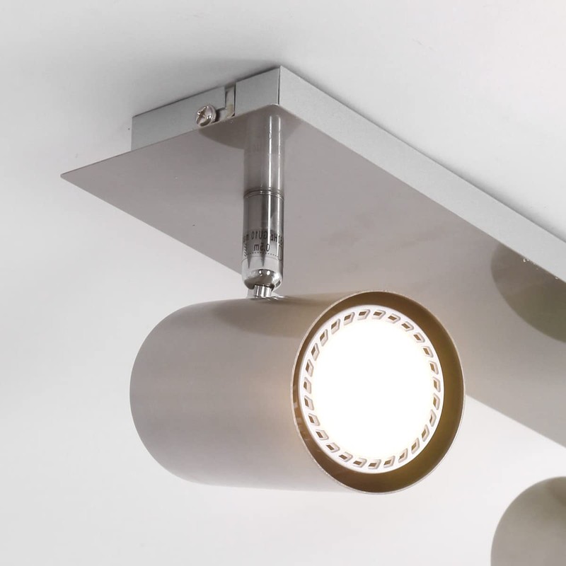 Trio Leuchten Bar in matt nickel, spotlight bar 2-bulb, exclusive