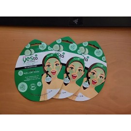 YES TO Three Yes to Cucumbers Calming Peel off Mask for Soothing Sensitive Skin Masks