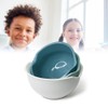Enkomy 3pcs Mixing Bowls Multipurpose Plastic Mixing Bowl Salad Bowl