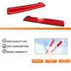 ADIIL Red Rear Bumper LED Bar Reflector Tail Brake Signal