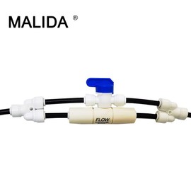 Malida 1/4 inch quick connector fittings Flow Restrictor for RO water purifiers Reverse Osmosis Systems (2, 420CC-75GPD)