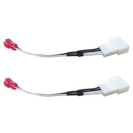 Icelily Car Front Dash Tweeter Speaker Wiring Harness for 2008-2022 Toyota RAV4 Camry 4Runner Highlander Scion, for 2010-2019 Subaru Forester Factory Speaker Replacement Adapter Connector