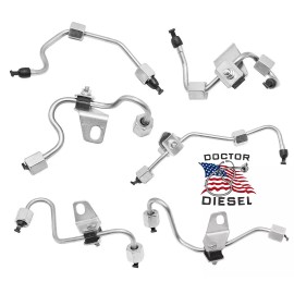 Doctor Diesel USA 6x Fuel Injector Lines Set for 2003-2009 Dodge Ram Cummins 5.9L Diesel 904-322