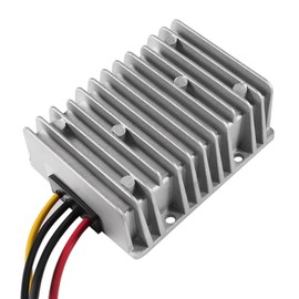 AEDIKO DC Voltage Reducer Converter DC 8V-40V to 13.8V 10A 138W Reducer Power Converter Waterproof Regulator Module Transformer for Golf Cart Club Car