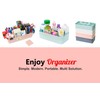 Enjoy Organizer Portable Caddy Organizer -2 Stackable Plastic Caddy with