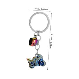 ULTECHNOVO Motorcycle Keychain Car Gadgets Key Shackle Motorbike Accessories Car Accessories Motorcycle Accessories Key Holder Car Key Chain Scooter Keychain Motorcycle Charm Alloy