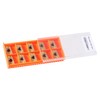 Accusize Industrial Tools APKT1604 TiN Coated Carbide Inserts for Machining