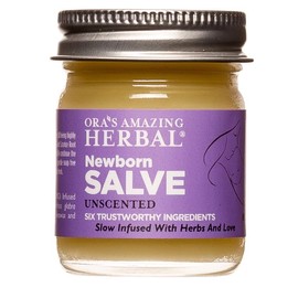 Ora's amazing Herbal, Newborn Salve, Diaper Rash Cream, Calendula Baby Balm, EWG Verified Baby Ointment, Acne Eczema, Butt Cream, Infant Massage, Natural Paraben Free, Good for Sensitive Skin 1 oz