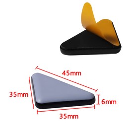 Furniture Sliders Pad，Appliance Sliders for Kitchen Appliances, Kitchen Appliance Sliders for Counter，Self Adhesive Small Appliance Slider （8,triangle-35mm,1-3/8 in）