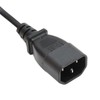 IEC320 C14 to C7 Cord Male to Female Power Adapter