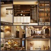 134 LED Under Cabinet Lights Wireless with Full Lighting,Rechargeable Closet