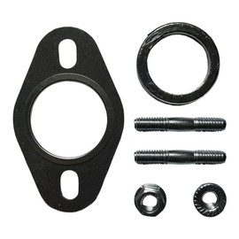 DWNSKR 6 Piece Exhaust Gasket Set for Scooter 50 cc 2T Manifold Gasket Exhaust Seal with Screws Nuts for Yamaha Aerox Peugeot Speedfight 2/3 MBK Aprilia SR
