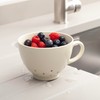 Zeal Berry Colander Cup, Small Hand-held Cup Shape Melamine Strainer/Sieve,
