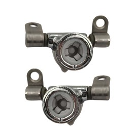 Toilet Seat Hinges AI0002100R Compatible with Roca Giralda DAMA Senso Easy Release Removable Toilet Seat Hinges Chrome