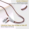 PROSTEEL Leather Necklace for Men 2mm 20 inch Wax Rope