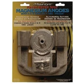 Martyr CMBRAVO23KITM Magnesium Alloy Merc Bravo 2&3 Mercury Anode Kit Magnesium