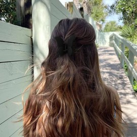 Canitor - Pinzas para el cabello con mariposas para mujer, 4 clips medianos de mariposa mate para cabello grueso y fino,