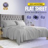 Sunshine Comforts Microfiber Flat Sheets King Size Breathable, Anti Wrinkle,