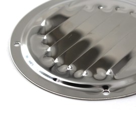 Ø5 Inch 316 Stainless Steel Round Air Vent Grille Cover Circular Ventilation Cover (4 Pieces)