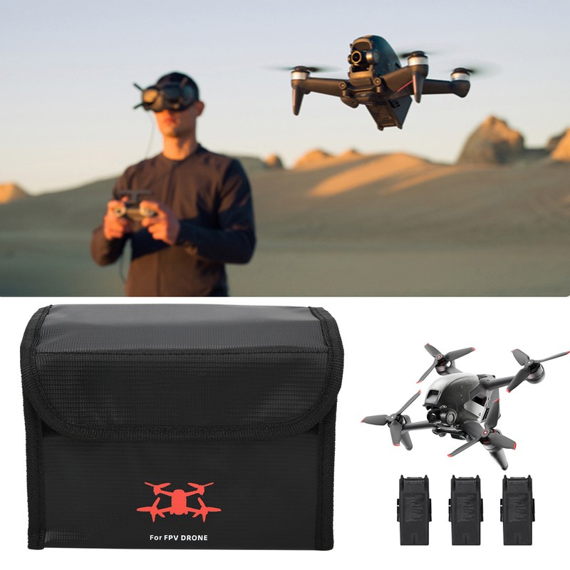 Battery Safe Bag ExplosionProof Fireproof Lipo Battery Protective Bag for