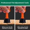 50pcs Tile Leveling System 2mm + 100 Tile spacers 2mm,Tile