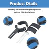 Pack of 2 Mounting Brackets for Motorcycle Headlights, 38-60 mm