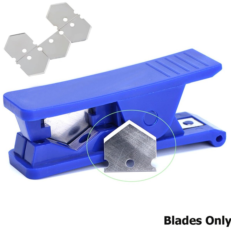 DraCra 20 Pack PTFE Tube Cutter Blades Replacement Teflon Tubing