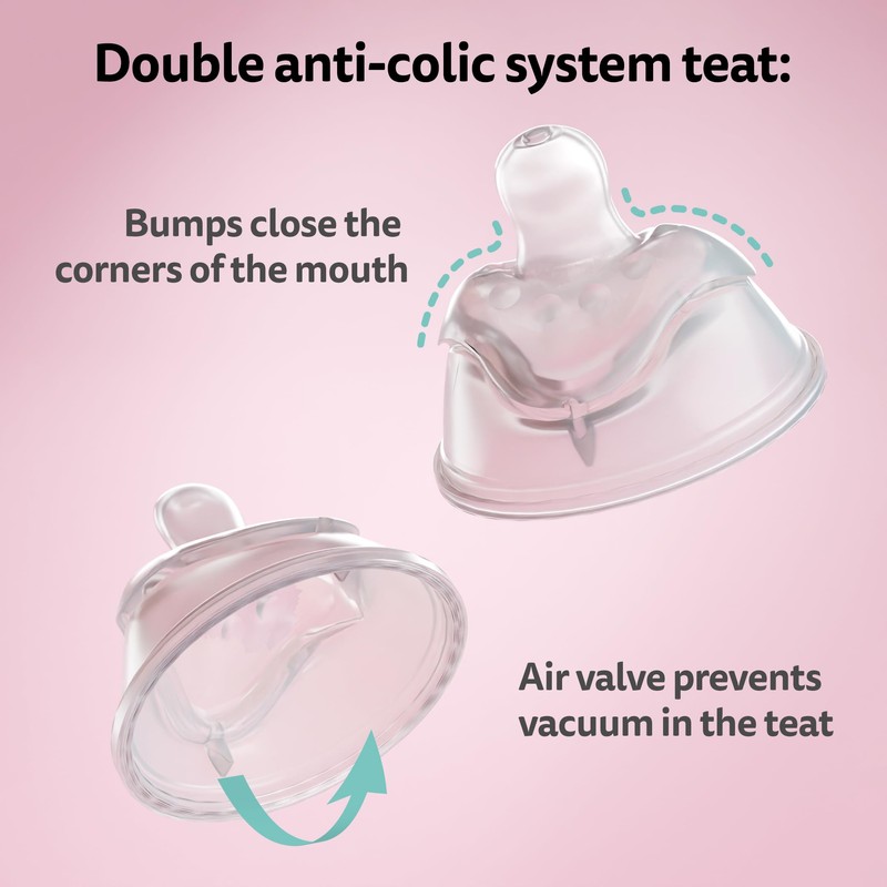Herobility Anti-Colic Baby Bottles 8.5 fl oz/240ml - Pack of