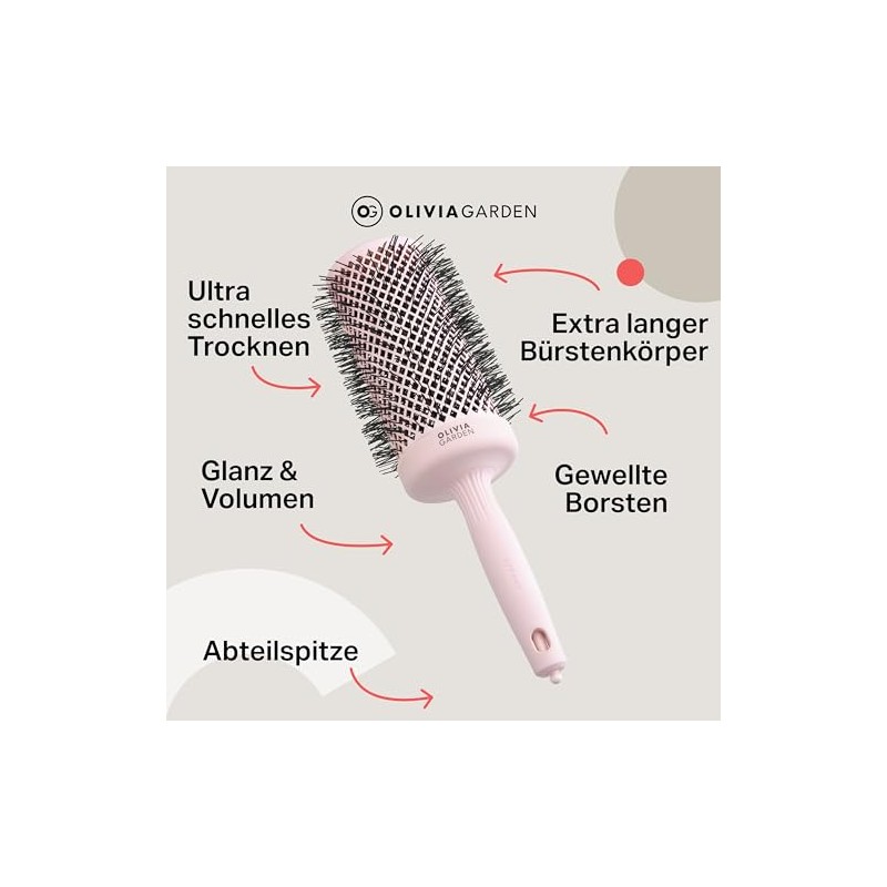Olivia Garden Expert Blowout Speed – Pastellrosa - 65 -