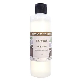Blossom to Bath Coconut Body Wash (8 ounce) - Phthalate Free Fragrance - Cleans And Refreshes Skin with a Bold Tropical Scent