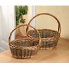 Braid Edge Ironing Basket Set of 2