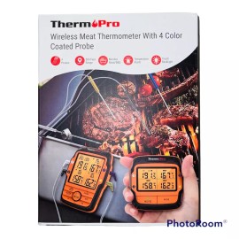 ThermoPro TP27 500FT Long Range 4 Probes Wireless Meat Thermometer for Grilling