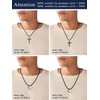 Waterproof Woven Wax Rope Chain Braided Leather Necklace for Men