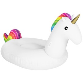 FLOATY Giant 8 ft. Luxury Inflatable Unicorn Pool Float Ride On