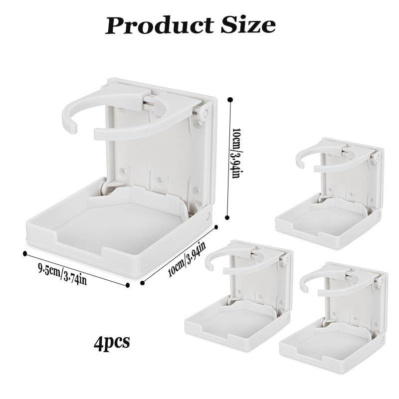 Folding and Adjustable Drink Holder,Adjustable Folding Drink Holder with Screws,Universal