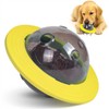 Interactive Dog Puzzle Toy, UFO-Shaped Treat Dispenser Ball, Mental Stimulation