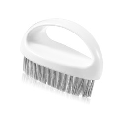 1 Pcs White Ergonomics Scrubbing Brushes for Cleaning, Scrub Brush Nylon Bristles Comfort Grip Scrubber for Shoes, Floor, Carpet, Bathroom, Kitchen